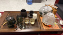 金灶（KAMJOVE）自动上水整套茶具套装 鸡翅木实木茶盘功夫茶台茶海电热茶炉K-185 搭配G9 陶瓷茶具 茶渣桶 1个 实拍图