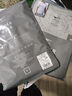 七匹狼t恤男短袖纯棉男士夏季半袖T恤运动休闲宽松v领全棉打底衣汗衫 圆.领2件(浅灰+浅灰) 2XL (180) 推荐体重150-170斤 实拍图