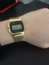 卡西欧（CASIO）手表 经典方块小金表时尚ins复古男表女表情侣表夜光电子表 A159WGEA-1D 33mm表盘男款 实拍图