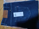 京仓牛仔裤男秋冬新款弹力修身百搭裤子男直筒休闲男装加绒加厚长裤 820深蓝色+350磨白蓝 38 实拍图