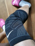 NIKE耐克篮球护膝运动透气针织保暖男女跑步足球骑行健身膝盖护具装备 升级款【黑色】单只装 【S】膝围（32-36cm）根据身高体重尺码表选择 实拍图