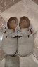 Devo Life的沃软木拖鞋包头半拖情侣款休闲法式拖鞋 3624 灰色反绒皮 37 实拍图