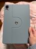 法普拉适用2025款华为matepad11.5s英寸Air12寸保护套se11寸平板mini8.8荣耀GTpro防摔X9/V9/11.5保护壳 迷雾蓝书本升级旋转+钢化膜 华为matepadAir(1 实拍图