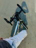 Jeep吉普(JEEP)公路自行车碟刹变速自行车男女学生公路车竞技代步车 RS730-公路把-星光银 M码（适合身高165-185CM） 21速 实拍图