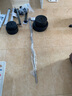 朗威杠铃套装可调节包胶哑铃男二头肌举重深蹲训练1.5米健身器材 50kg 1.5米 【曲】杆套装 实拍图