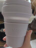 STOJO 美国stojo咖啡杯折叠杯水杯便携环保旅行随行户外压缩杯隔热套 丁香紫小-无吸管 355ml 实拍图