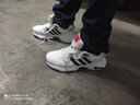 阿迪达斯（adidas）男鞋 25冬新款低帮运动鞋耐磨缓震防滑休闲鞋网面透气跑步鞋子男 黑/红/白/回弹缓震/店长主推 40.5 （内长250mm） 实拍图