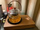 随发新羽煮茶器电陶炉煮茶加厚耐热玻璃蒸煮茶壶提梁壶家用保温煮茶炉 蒸茶提梁壶+(橡木色)观山 实拍图