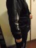 花花公子（PLAYBOY）卫衣男套装男装长袖T恤男士外套男上衣服潮流三件套 黑灰加绒 5XL 实拍图