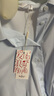 伊芙丽（eifini）【经典延续】伊芙丽防透防晒宽松版基础版百搭小版衬衫白色小上衣 浅蓝 10%防透进口纱 L 115-130斤 卡码拍小 实拍图