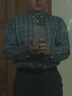 诺贝尔保罗保暖衬衫男士加绒加厚免烫刺绣马标时尚商务休闲中青年格子衬衣 BN8208 灰格 40 【建议130-150斤】 实拍图