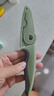 爱立德（iLID）儿童刀具幼儿园教学小刀学生切菜刀菜板厨房安全抗菌不伤手水果刀 儿童刀具绿色（平口） 单件装 实拍图