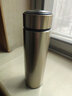 年会礼品 商务直杯身不锈钢保温杯礼品定制logo大容量双层真空便携创意水杯 商务直杯-土豪金 500ml 实拍图