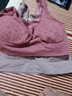 雅鹿中老年妈妈内衣女背心式棉质无钢圈文胸老人透气薄款无痕胸罩 NSDYT-C22 枣红+奶咖  XL (适合110-130斤) 实拍图