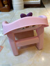 奔麦 儿童垫脚凳折叠防滑宝宝洗手台阶梯婴幼儿洗漱凳马桶踩脚凳子 波尔粉【防滑不侧翻 可折叠】 实拍图