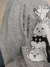 爵少休闲裤春夏季男生裤子潮流百搭宽松运动男裤束脚卡通印花卫哈伦裤 灰色 L 实拍图