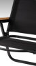 北山狼 户外折叠椅 便携式露营椅子 家用珍珠棉夹层克米特椅 【暗黑款】-中号碳钢黑面黑架 实拍图