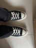 匡威（Converse）1970s三星标男鞋女鞋经典低帮情侣帆布鞋运动休闲板鞋学生鞋 162058C 经典低帮黑 40 /7 实拍图