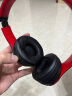 适用Beats Solo3 Wireless头戴式蓝牙耳机套海绵套耳罩耳机棉solo2耳机套耳机配件 黑色【蓝牙版，蛋白皮耳套一对】 实拍图