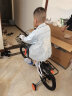 永久（FOREVER）儿童自行车男女款小孩单车可折叠脚踏车4-6-8-10岁辅助轮16寸橙色 实拍图