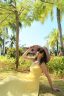 伊蒂格世品牌雪纺连衣裙女夏季新款黄色复古波西米亚海边度假无袖沙滩裙 黄色 S 晒单实拍图