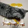 喔喔（WOWO）猫条 一条波波猫咪零食幼猫成猫猫湿粮营养肉条 鲣鱼+多维 12g*10条/袋 实拍图