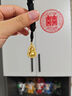 潮宏基足金古法黄金项链吊坠男女计价 传家宝葫芦 XXG30001232 约8.35g 实拍图