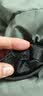 JEEP羽绒服男轻薄马甲男装保暖无袖白鸭绒外套上衣 豆绿 6XL  实拍图