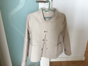 拉夏贝尔（La Chapelle）短外套女装21年春季新款韩版宽松短款时尚外套春秋风衣小个子夹克 莹白色 XL 【建议126-135斤】 实拍图