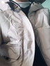 啄木鸟户外运动棉服男冬季新款加棉保暖外套男防风连帽羽面包绒上衣服男 卡其色 M （建议90-105斤） 实拍图