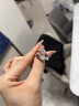 诺曼森情侣戒指女莫桑钻对戒刻字银镀金指环情人节礼物送女友老婆求婚 免费刻字一克拉女+50分男可调节 实拍图