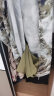 库恩玛维ins风V领碎花吊带裙女2024年夏季新款高腰无袖A字连衣裙K52822 绿色 M 晒单实拍图