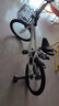 贝琦童（BEIQITONG）儿童自行车单车2-3-4-6-9-10岁男孩童车中大童女孩小孩宝宝脚踏车 高配白【高强圈】暴君轮+水壶 20寸适合身高（125-145)CM 实拍图