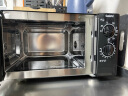 格兰仕（Galanz）微波炉不锈钢内胆 烤箱一体机 光波炉 800W家用机械旋钮式23L平板式简单易用G80F23SP-M8S0 实拍图
