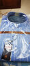 诺贝尔保罗（NOBOLPAUL）保暖衬衫男加绒加厚男士衬衣时尚商务休闲中老年爸爸外套冬季上衣 BN8215 浅蓝条纹 43 实拍图