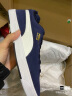 彪马（PUMA）官方【滑板鞋】男低帮经典复古百搭运动轻便透气板鞋SUEDE356414 粗呢蓝-白色-金色-28 44 实拍图