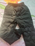 雅鹿儿童羽绒裤男童女童宝宝外穿加厚保暖洋气工装冬季中大童小童裤子 黑色 160 实拍图