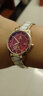 欧利时（OLEVS）瑞士认证品牌手表女简约气质女士手表夜光防水陶瓷石英表超薄女表 升级加强版-间陶瓷红面女-礼盒装 实拍图