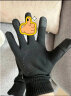 博沃尼克 手套冬季户外运动骑行加绒手套可触屏防滑手套分指棉手套 黑色 晒单实拍图
