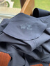 无印良品（MUJI）女式 不易沾水 双排扣大衣 风衣 外套秋 深藏青色 2A XL（165/92A） 实拍图