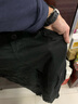 MATCH麻吉 工装裤男宽松纯棉裤子男冬季户外多口袋直筒休闲裤长裤6531 黑色 M 实拍图