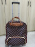 嘉禾生活 拉杆包行李包手提包大容量旅游行李包男女旅行袋可爱登机箱包 棕色格子PU皮 20英寸 可登记 晒单实拍图