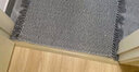 锦品 日式棉麻编织地毯客厅卧室床边毯薄款野餐毯可机洗玄关门口定制 麻色灰 120x180cm 实拍图