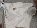 翘脚鸭 婴儿衣服夏季薄款新生儿包屁衣短袖哈衣爬服满月宝宝内衣纯棉 蓝小熊【短袖 | 夏季款】 59cm 【建议体重9-12斤】 实拍图
