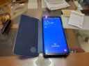 三星（SAMSUNG）S9原装手机壳 智能镜面保护套 智能休眠 免翻盖接听电话 四角包边防摔保护壳 S9 蓝色 晒单实拍图