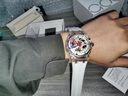 博之轮全自动机械手表防水夜光腕表男女学生手表生日礼物白色 实拍图