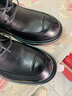 老人头（LAORENTOU）皮鞋男头层皮大头鞋经典商务皮鞋厚底正装皮鞋 522010119 黑 44 实拍图