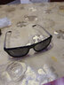 卡珀尼墨镜男士开车驾驶专用偏光太阳镜男近视方框司机防强光紫外线眼镜 黑框黑灰片【升级版弹簧镜腿】 实拍图