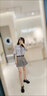 玛娇媚（Majiaomei）学院风连衣裙套装女装2026年新款夏装小个子穿搭衬衣jk制服裙子女 上衣（领带）+百褶裙 M 实拍图
