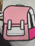 abay韩版二次元可爱小清新小学生初中生高中学生背包书包韩版二次元3d日式漫画双肩背包 粉色 晒单实拍图